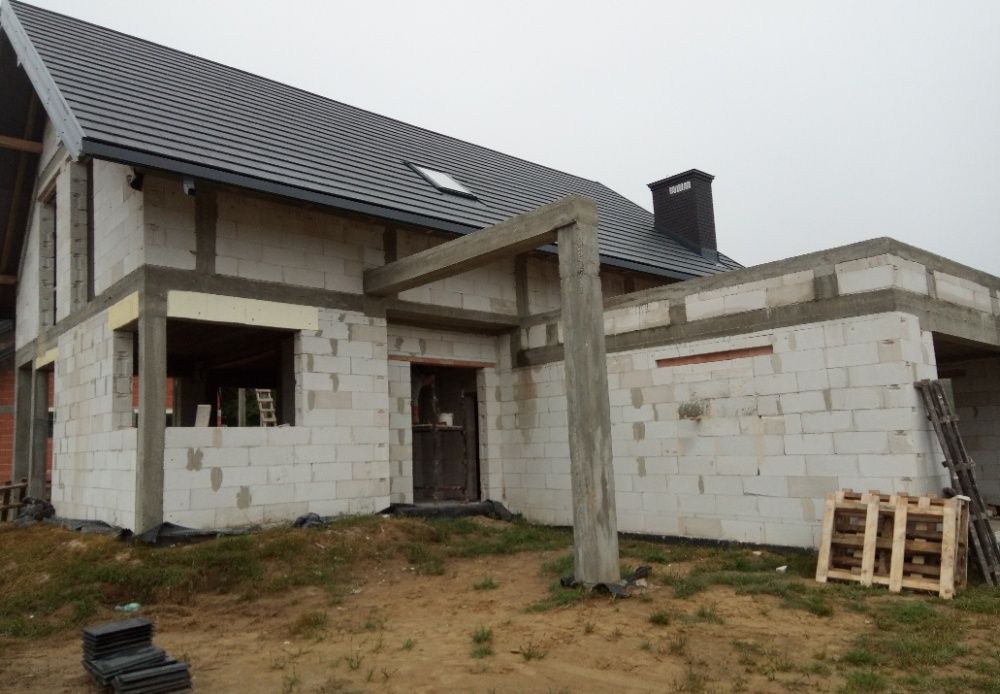 Budowa domów kompleksowa od fundamentu po dach