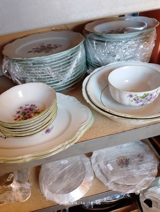 Serwis obiadowy lata 70