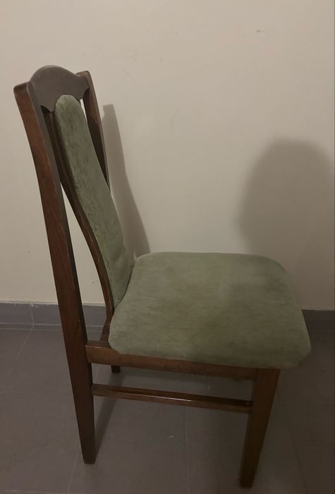 Krzesła do salonu jadalni drewniane tapicerowane