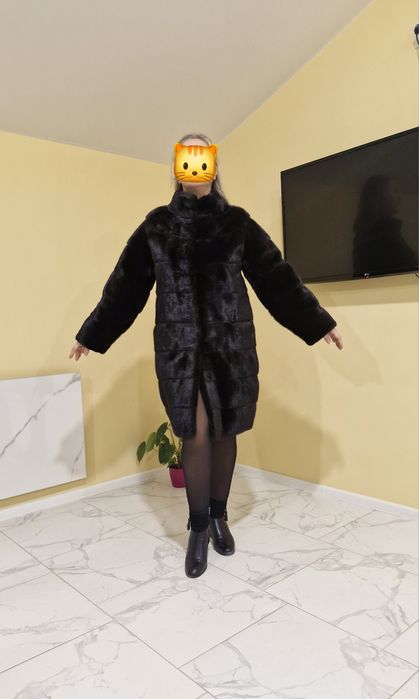 Шуба норка поперечка