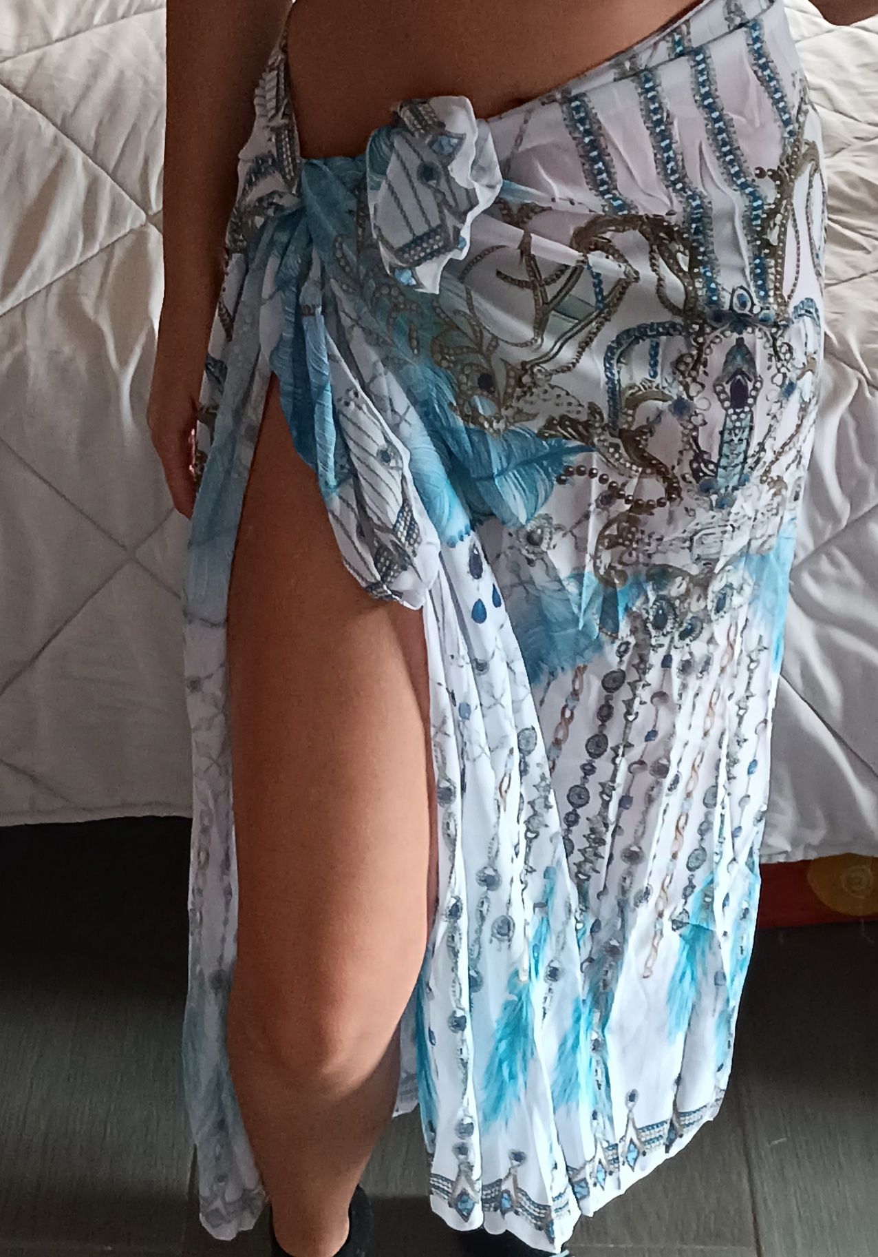 Conjunto fato de banho e lenço