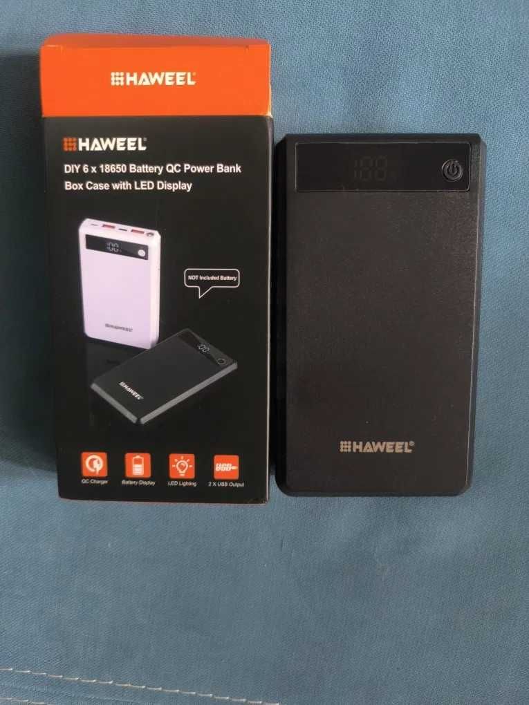 НОВИНКА Корпус повербанку 6x18650 QC PD 22.5w швидка зарядка PowerBank