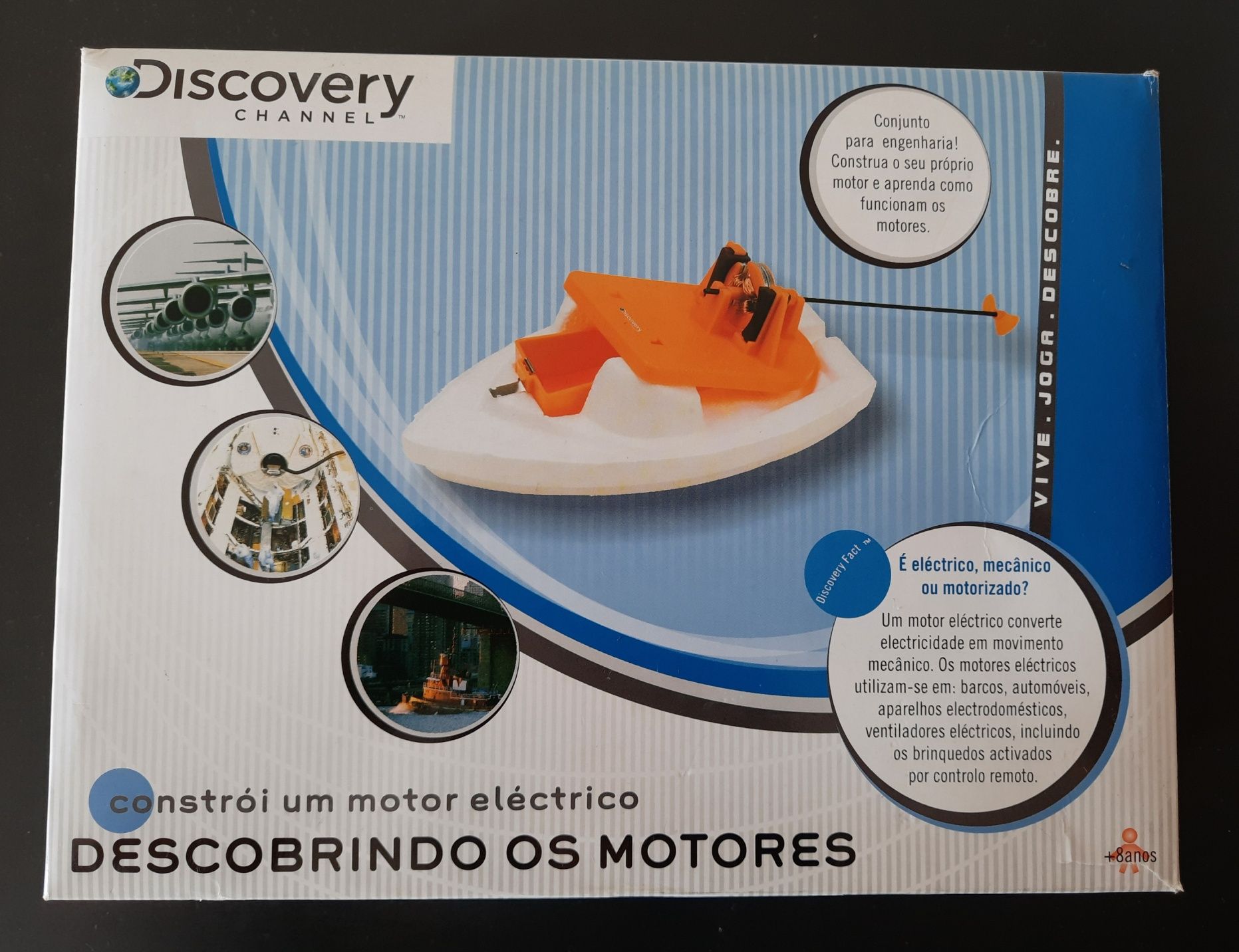 Kit para construção de motor eléctrico da Discovery Channel