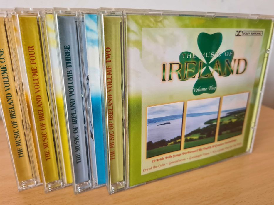 4 CDs audio da coleção "The Music of Ireland"