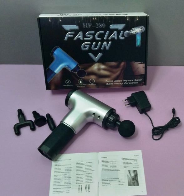 Масажер для тіла і м'язів Fascial Gun HF-280 спортивний м'язовий