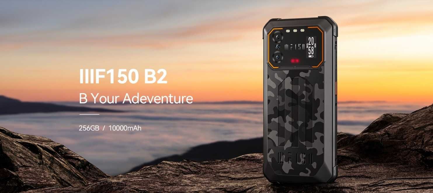 Новинка Oukitel, IIIF150 B2, 6+6/256Гб IP69K нічна камера, 10000 мАгод