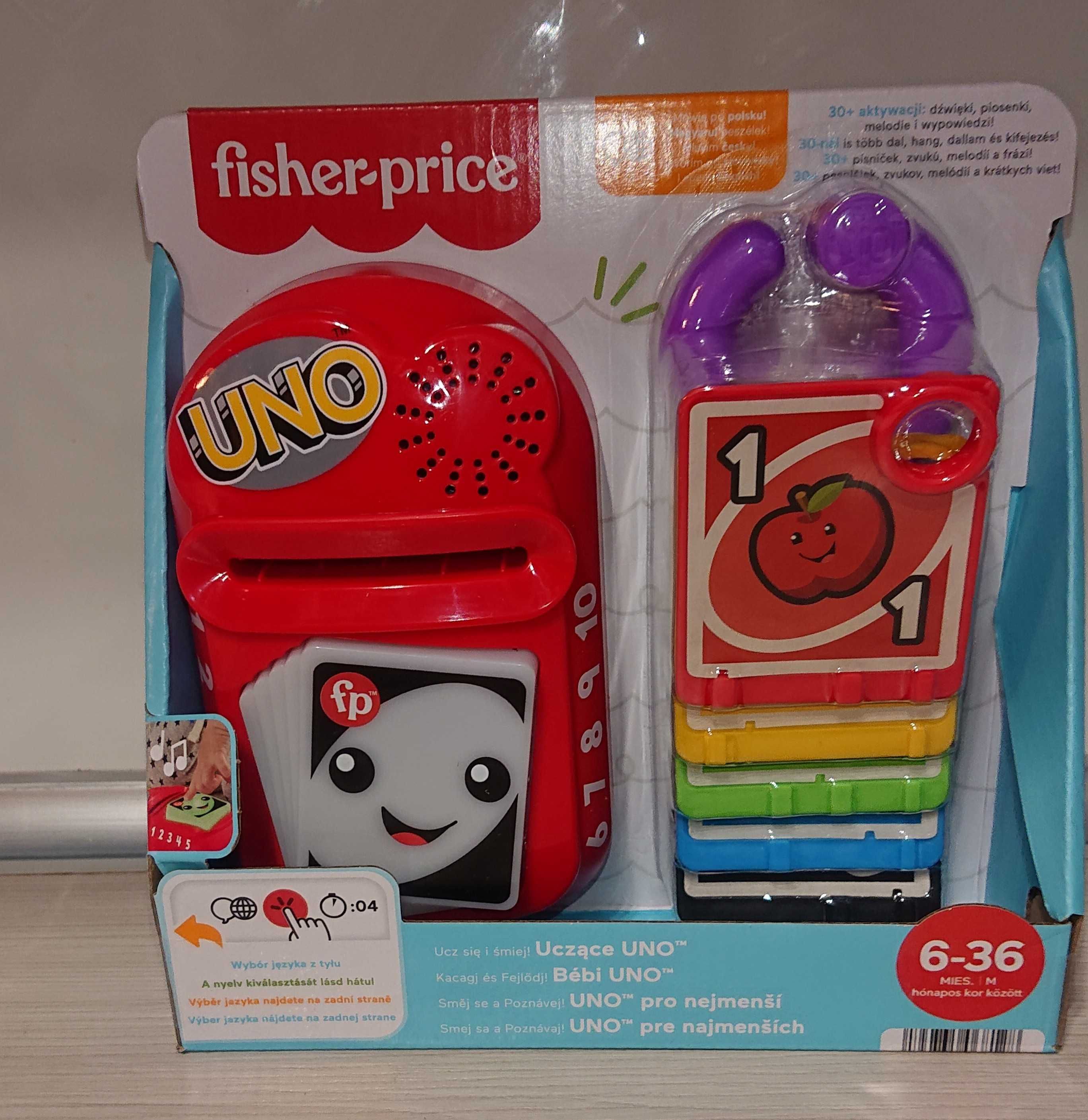 NOWE Fisher Price Uczące Uno / zabawka edukacyjna