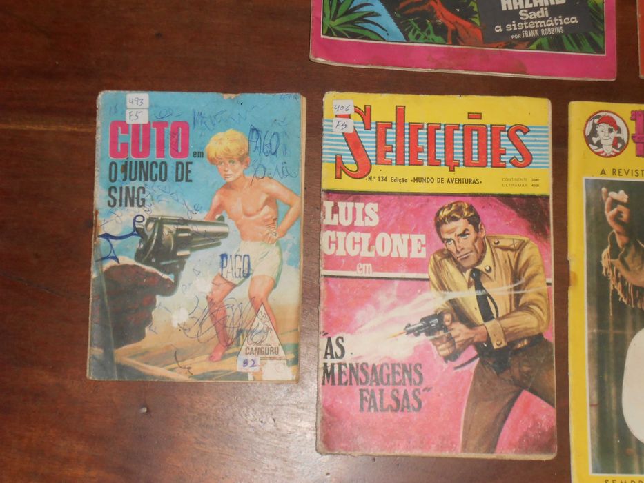 Revistas juvenis antigas diversas Cuto Alvega Pirata