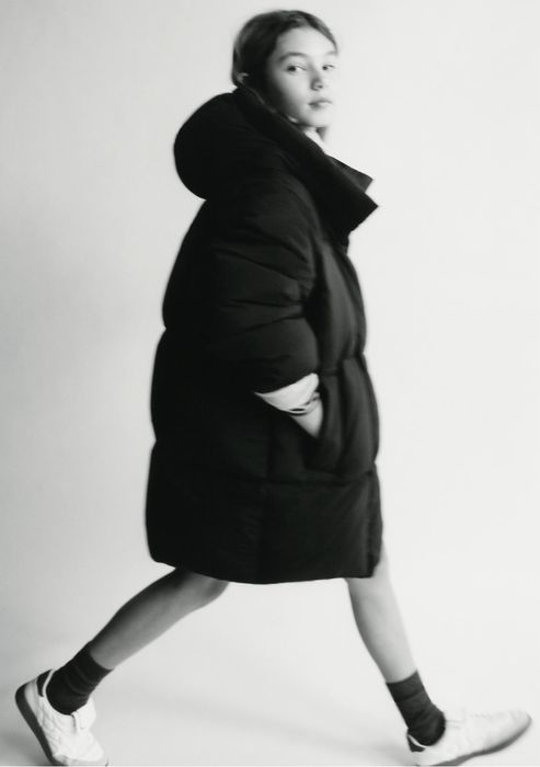 Пуховик Zara зимова курта 122 164