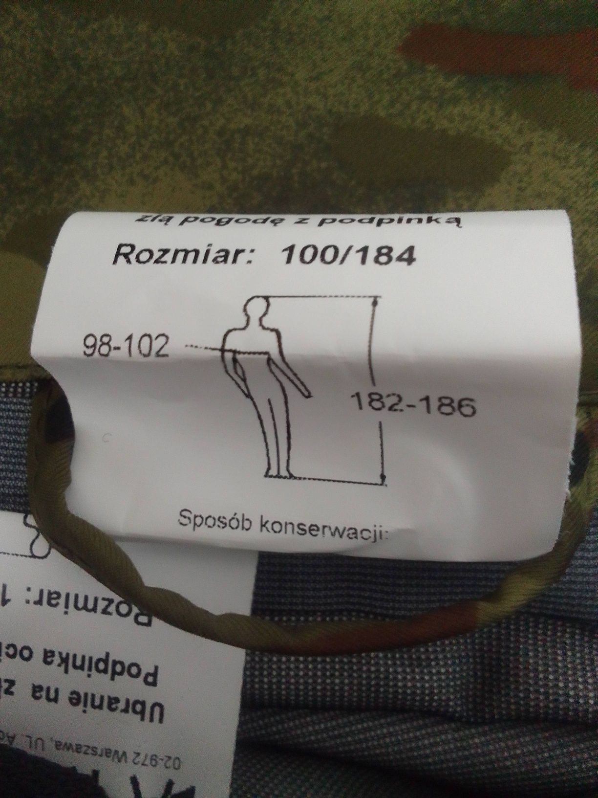 Sprzedam kurtkę straży granicznej