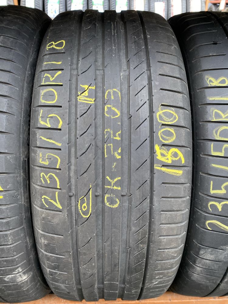 Літні вживані шини 235/50R18	Continental ContiSportContact 5