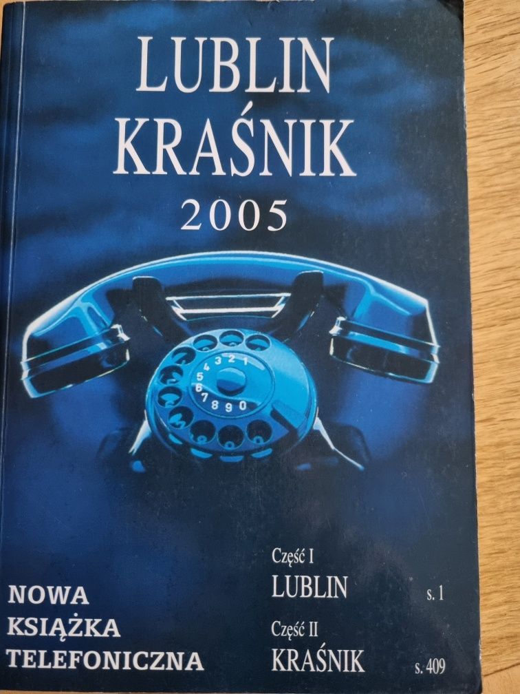 Książka telefoniczna Lublin I Kraśnik 2005r.