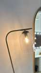 Złota lampa stojąca Goodhome