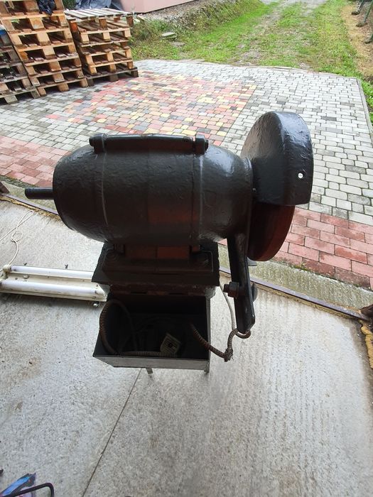 Szlifierka stołowa masywna z prl