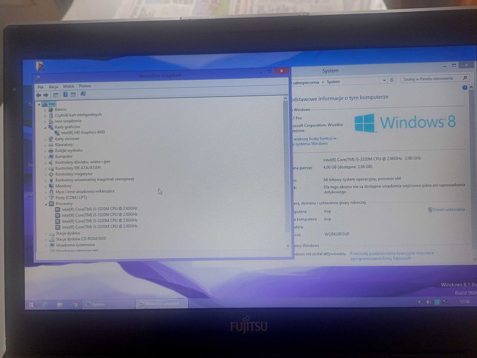 Laptop Fujitsu Celsius H760/E780/S752