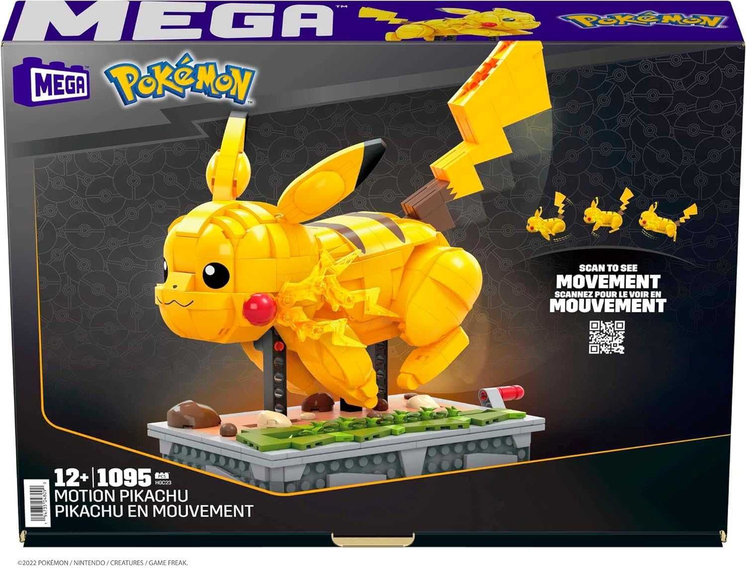 Колекційний конструктор Mattel MEGA Pokémon Пікачу в русі 1092 частини