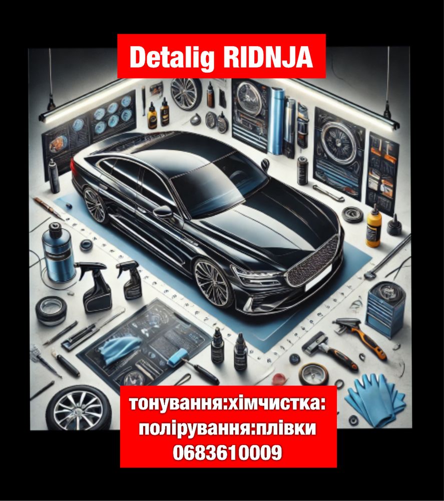 Тонировка, полировка, химчистка, антигравийные пленки, фар в Киеве!
