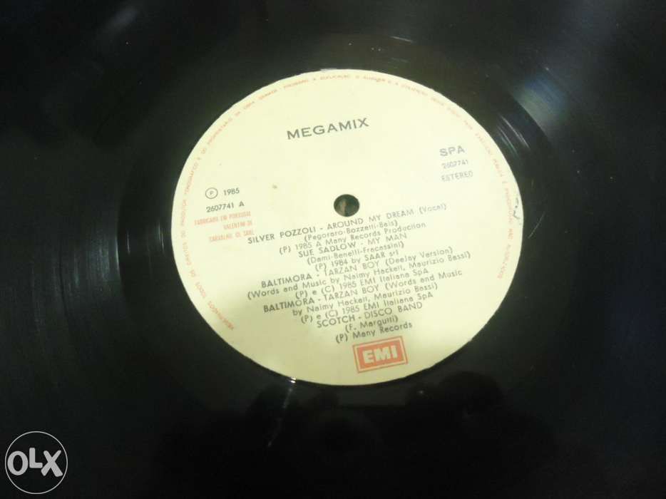 Vendo disco vinil megamix diversos