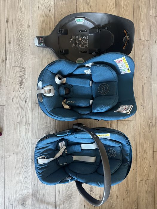 Foteliki Cybex cloud z i size i cybex sirona plus baza