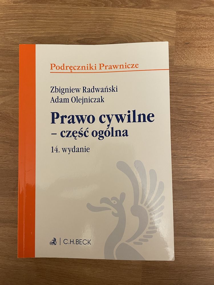 Prawo cywilne - część ogólna, Radwański, Olejniczak + KC w cenie