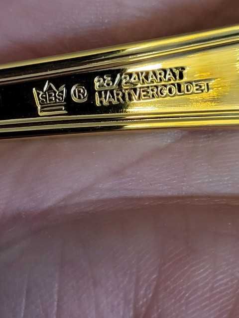 Pozłacane Sztućce 22/24 karat złoto