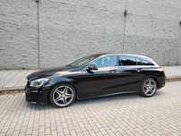 Mercedes Benz CLA 200 1.6Turbo Benzyna 2015r,Czarny,Pakiet Amg,Zamiana