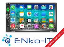 Radio 2din Uniwersalne 7" MirrorLink, Nawigacja, Bluetooth, Raty