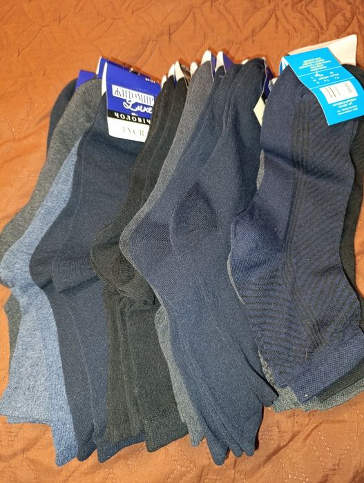 Носочки чоловічі, 29-31р(43-45), НОВІ, 19 шт
