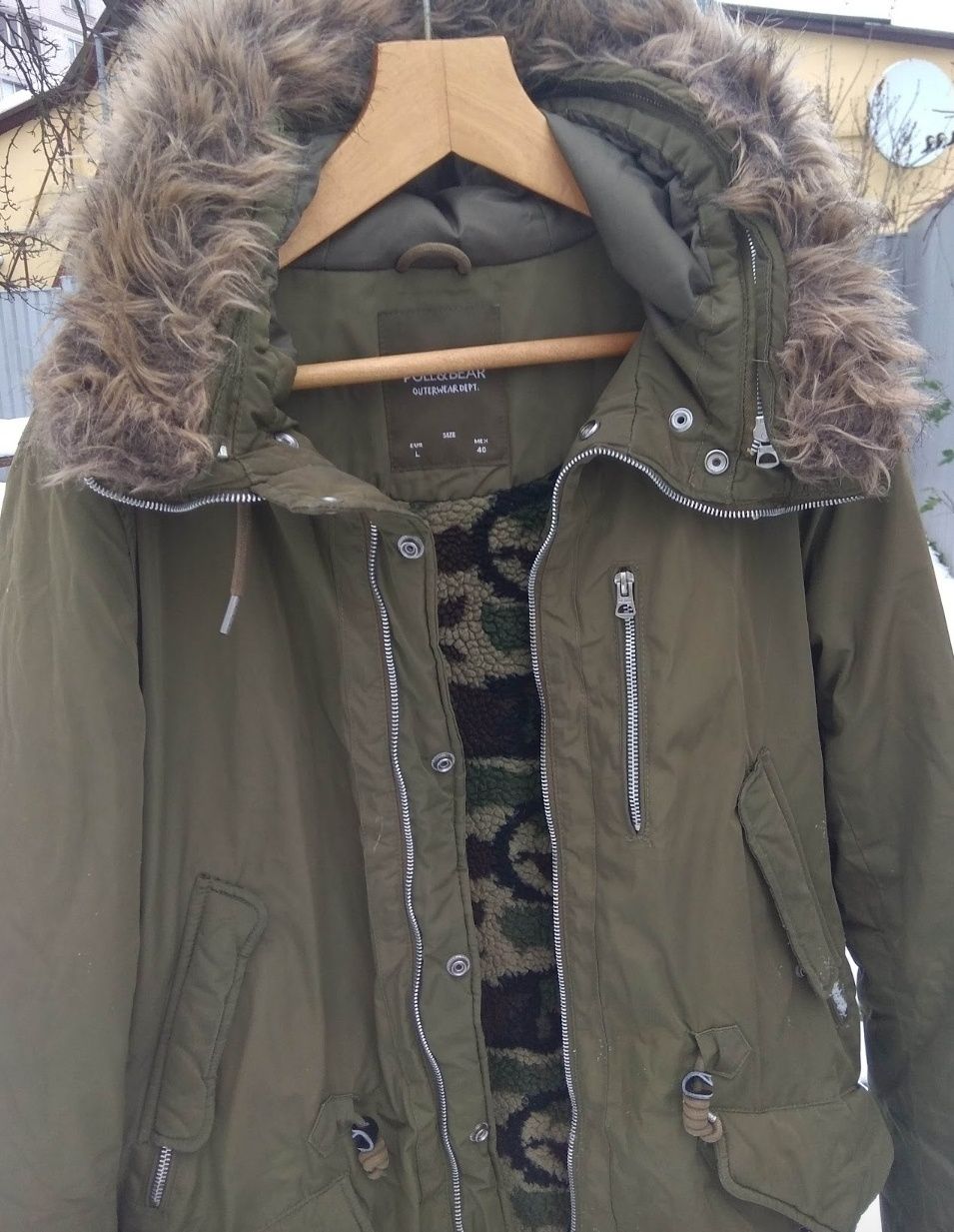 Курточка парка Pull & Bear. Розмір L