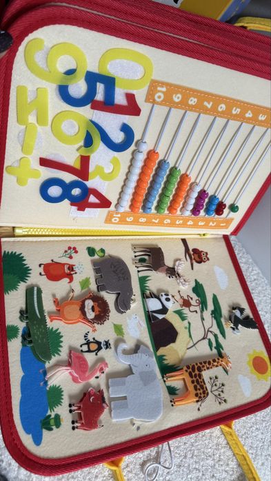 Nowe Montessori teczka edukacyjna tablica manipulacyjna