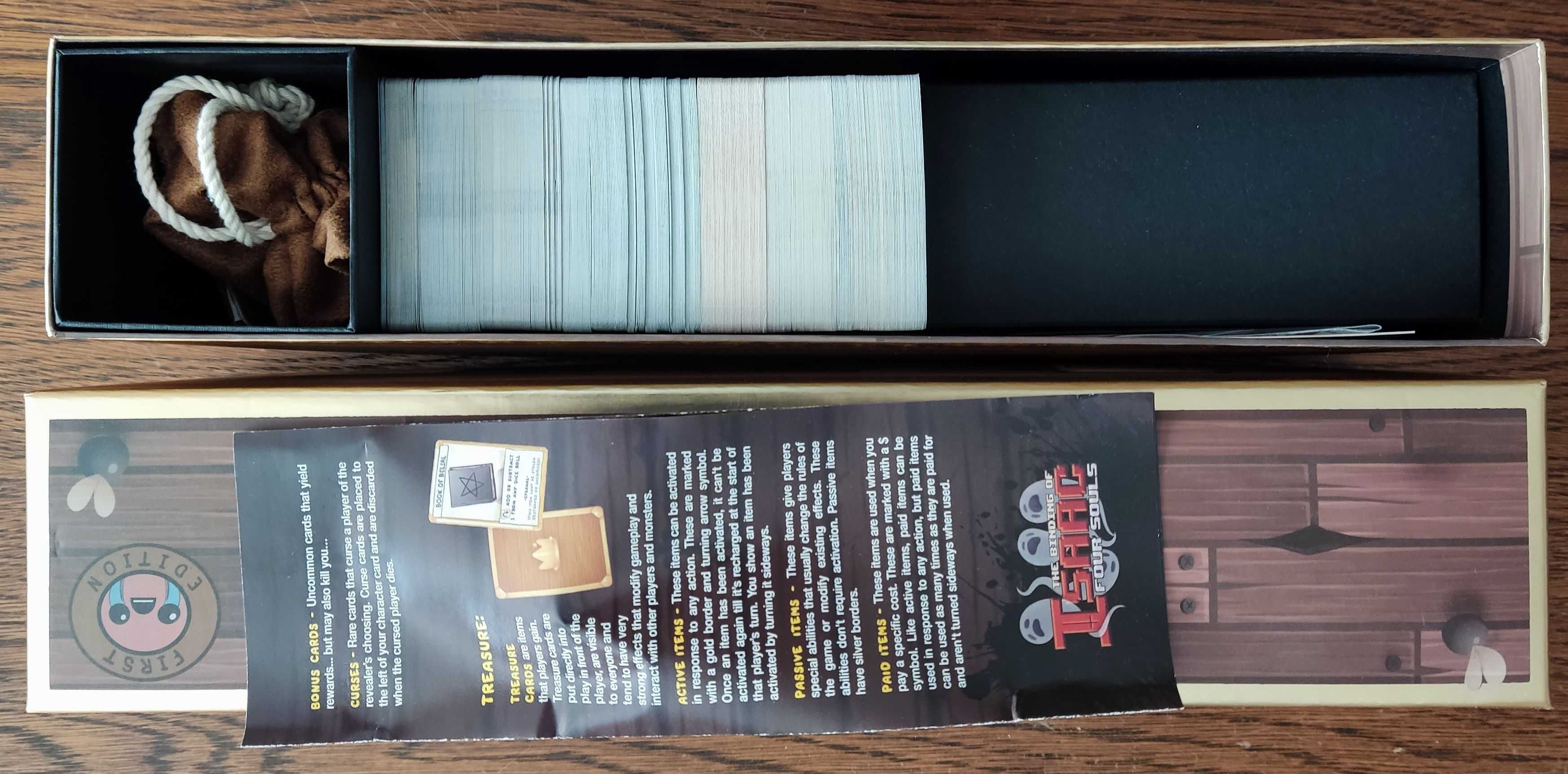 Binding of Isaac Four Souls Gold Box Kickstarter Expansion Pack nowa