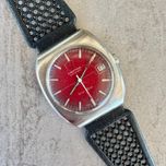 Certina Blue Ribbon Automatic – rzadka bordowa tarcza – kaliber 25-651