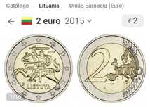 Moeda 2€, Lituânia 2015