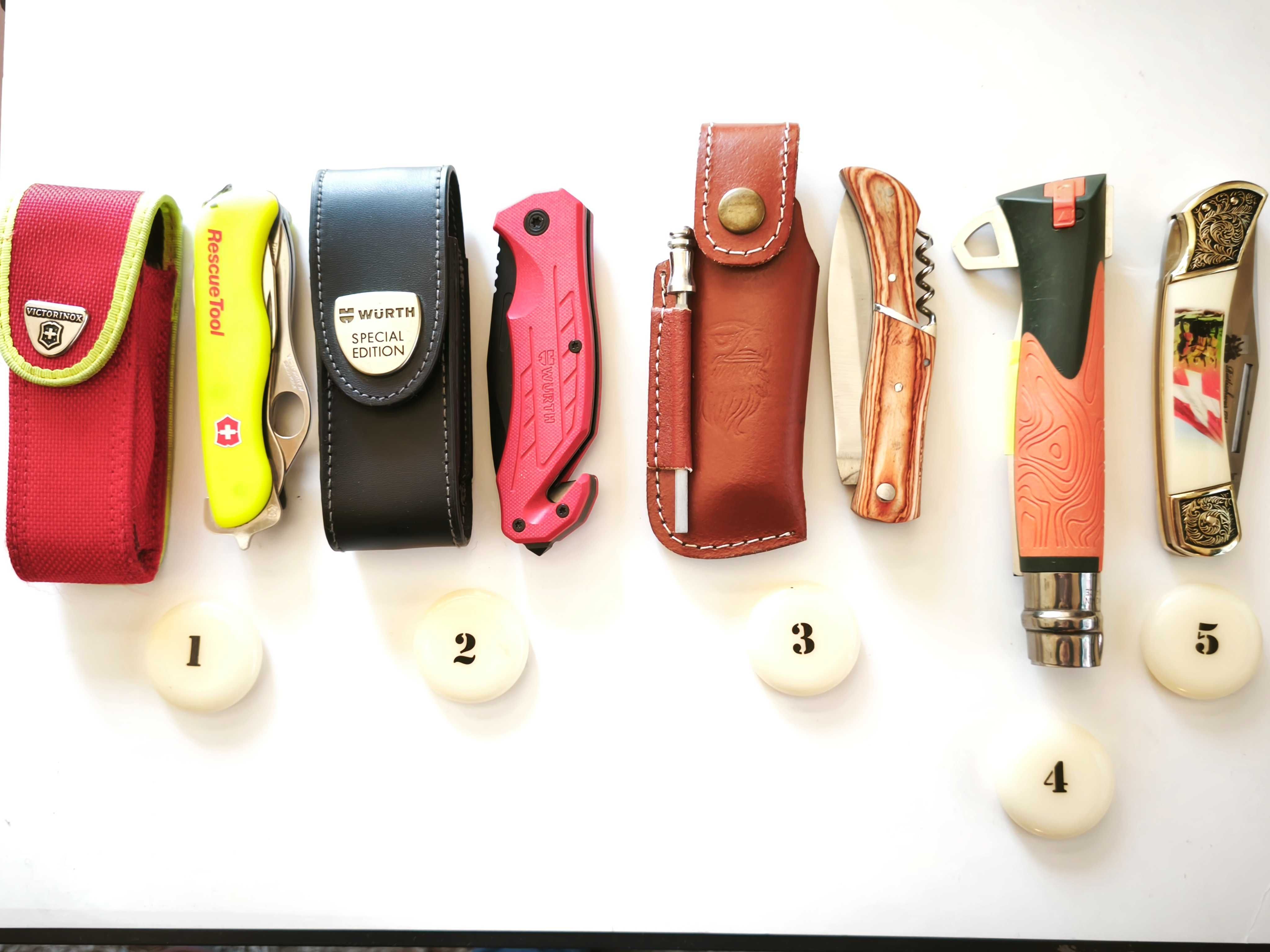 Canivetes Victorinox, Wenger, e outros