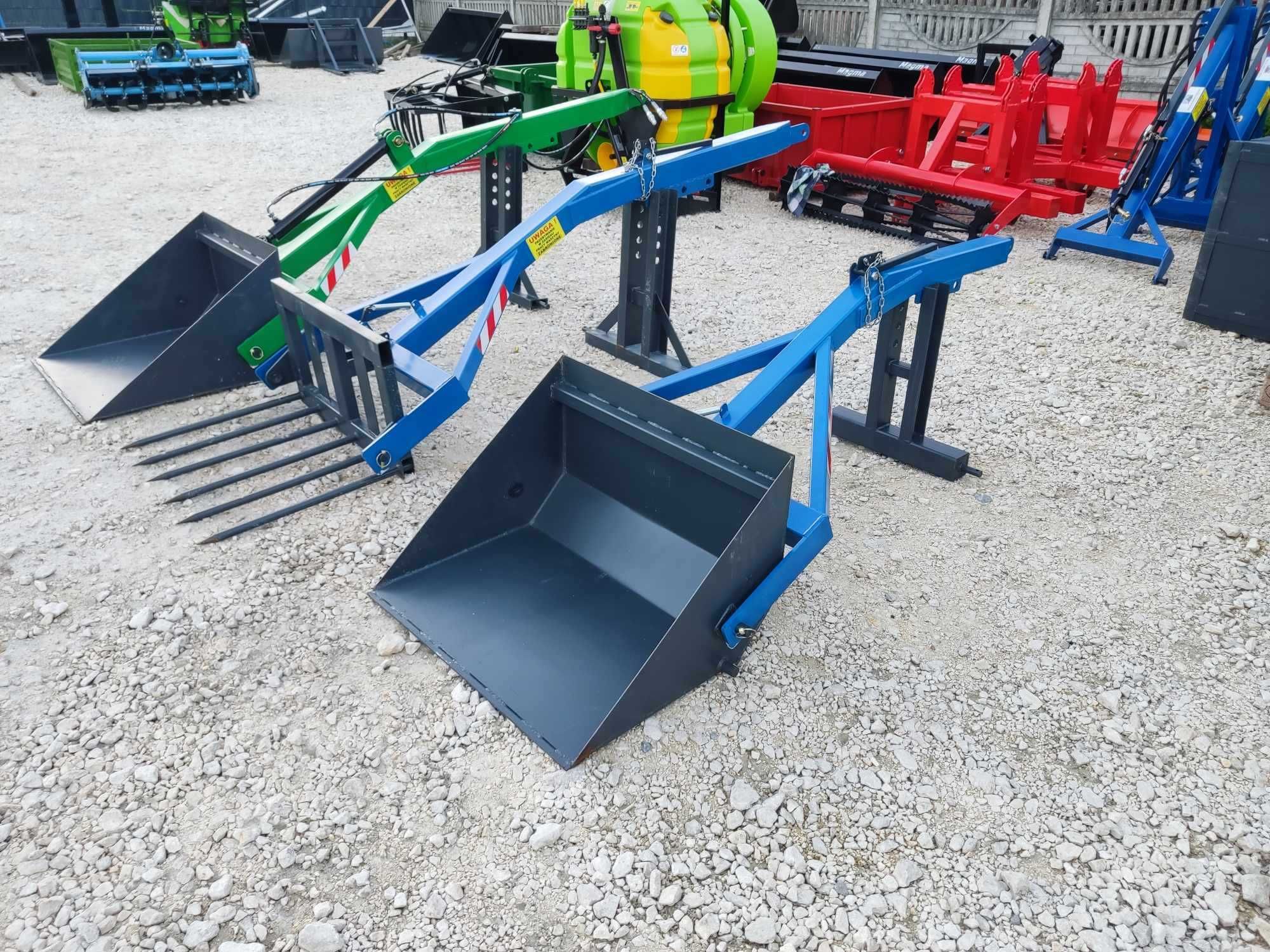Podnośnik na tył ciągnika ramie hydraulika widły do obornika