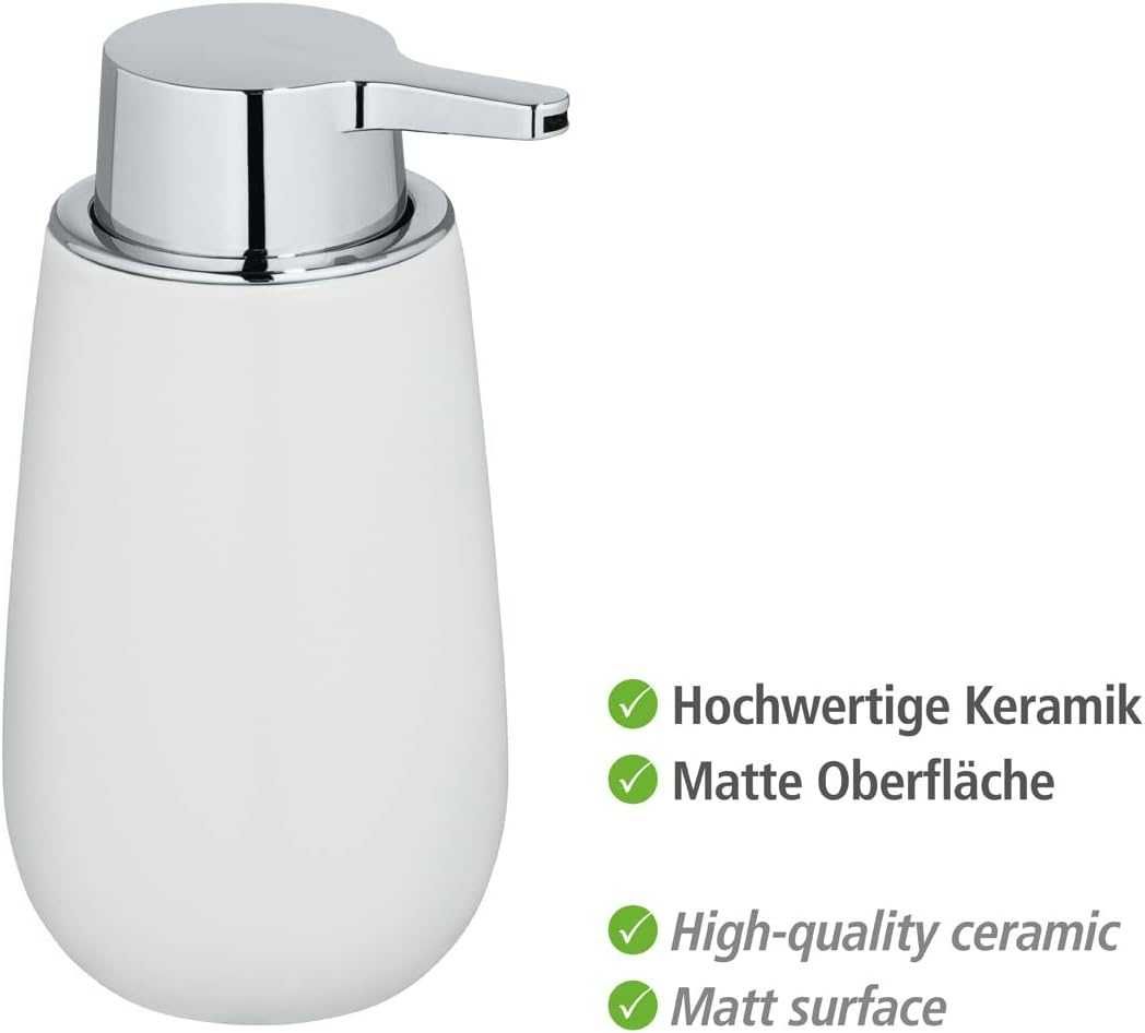 Dozownik do mydła nablatowy Wenko 320 ml biały