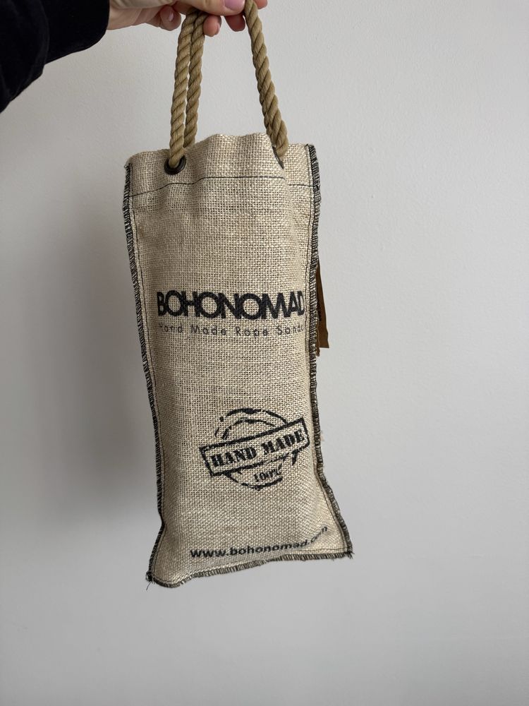 Sandały Bohonomad Rope Sandal Liliowe 36 - model Bodrum
