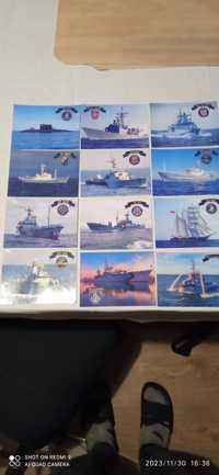 Sprzedam pocztówki z okrętami