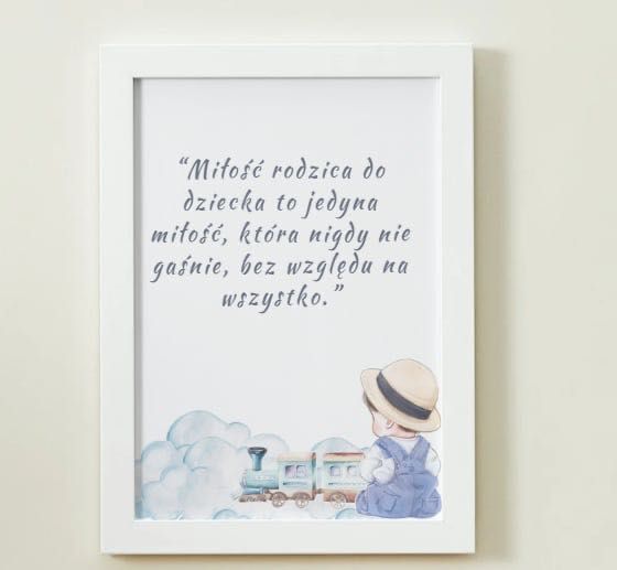 Plakat do pokoju dziecka