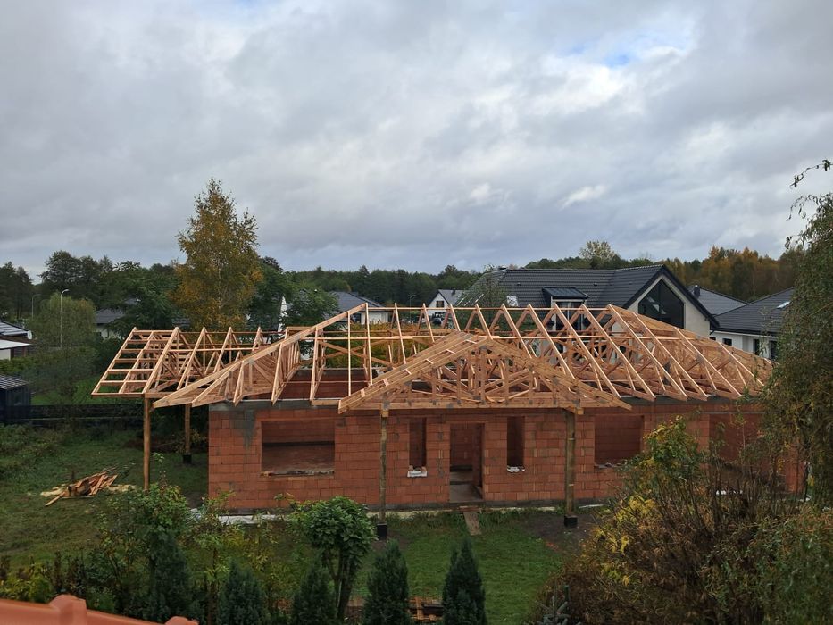 Dom jednorodzinny w budowie