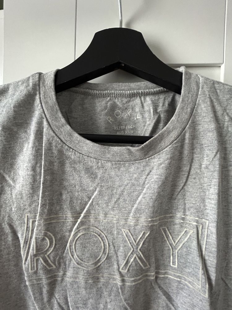 Roxy T-shirt szary melanż XS