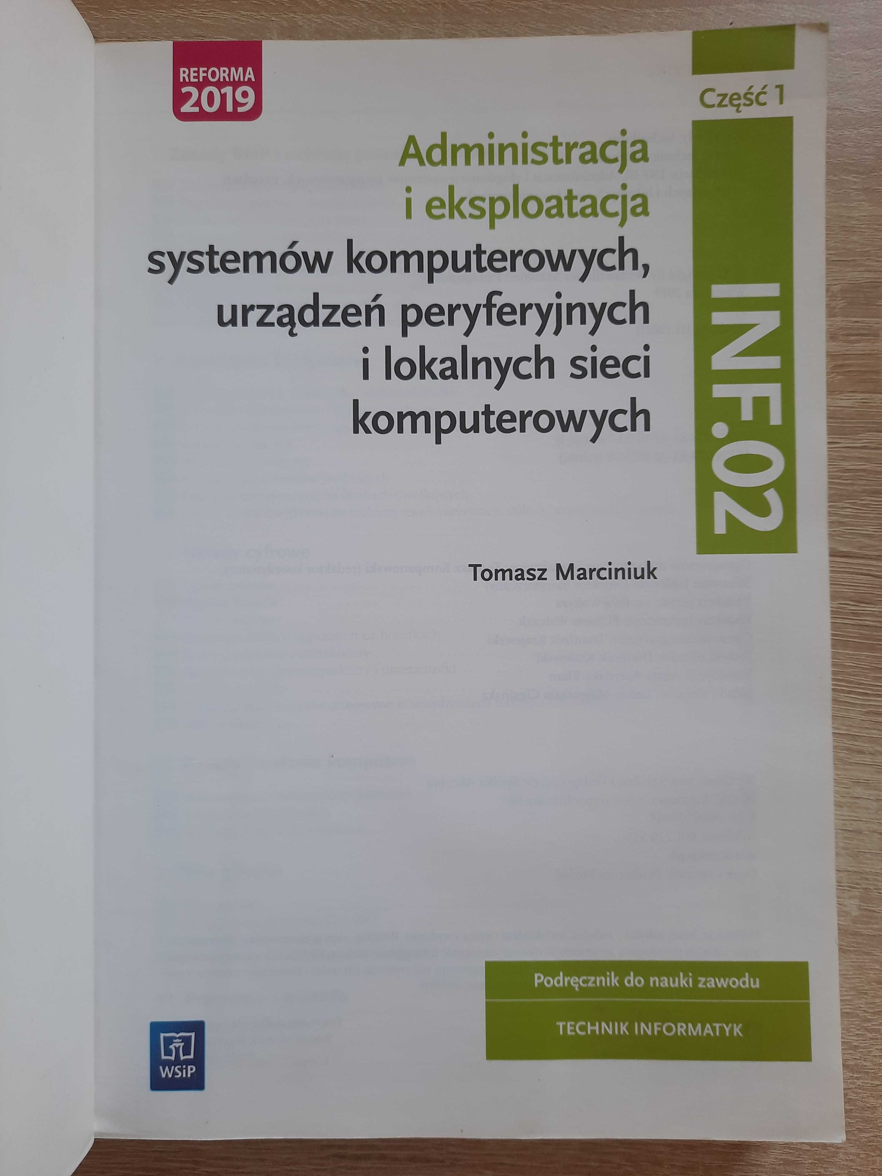 Administracja i eksploatacja systemów komputerowych INF.02 WSiP cz. 1