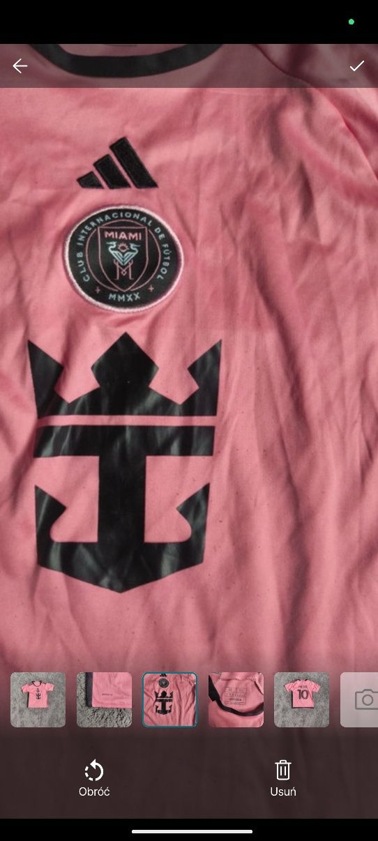 Koszulka Inter Miami Messi 10 – dla dzieci 8-9 lat