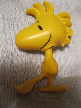 ИГРУШКА МЕЛОЧЬ пузатая мультик фигурка Вудсток Woodstock птица желтая