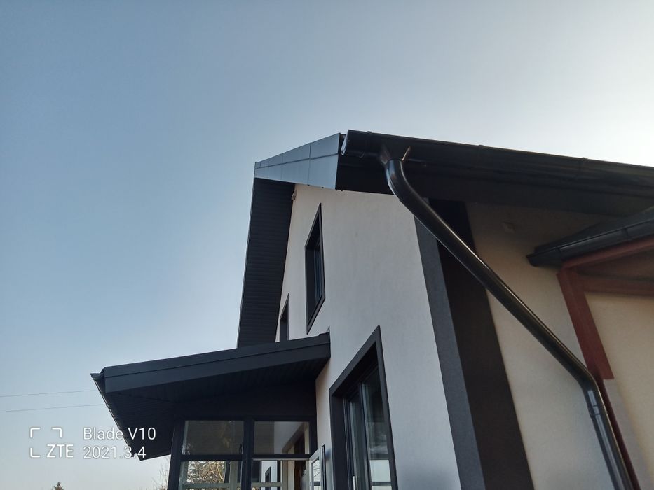 Кровельные работы, подшивка, водостоки, утепление