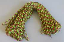 Corda de paracord de 31m com 9 fios internos