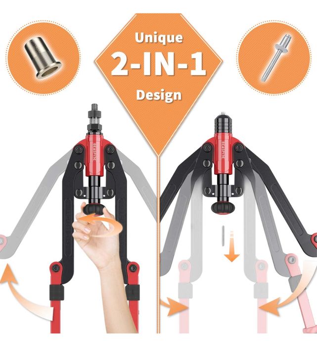 Szczypce Do Nitów i Nitów Zrywalnych Profesjonalna Maszyna Do Nitów