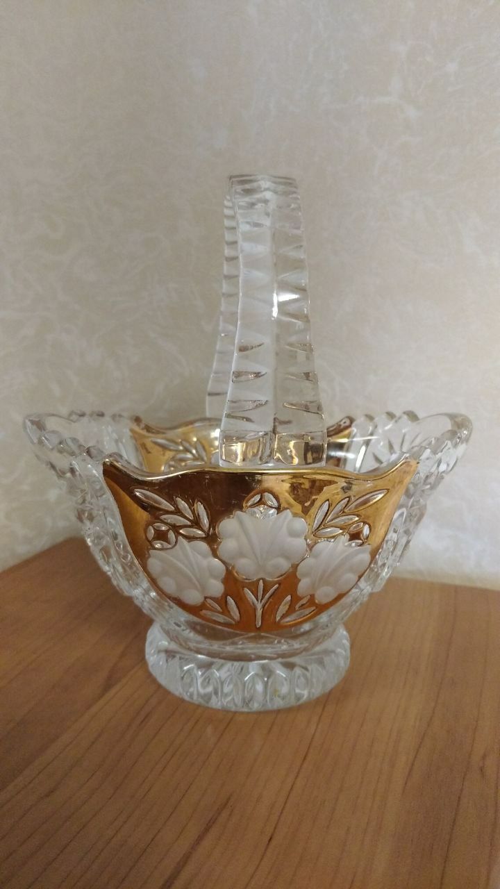 Конфетница Anna Hutte, вазы для конфет Walther-Glas
