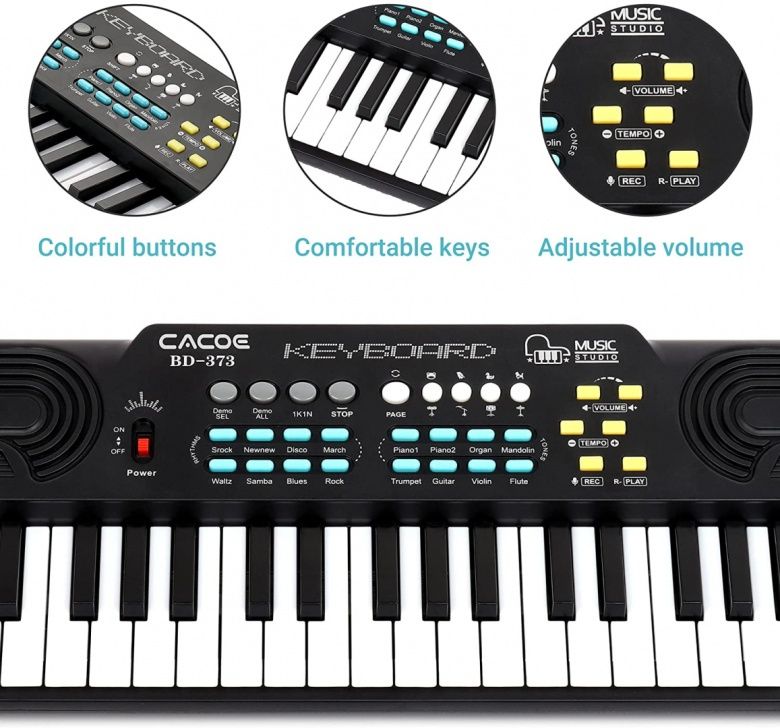 Keyboard CACOE przenośne pianino wielofunkcyjne