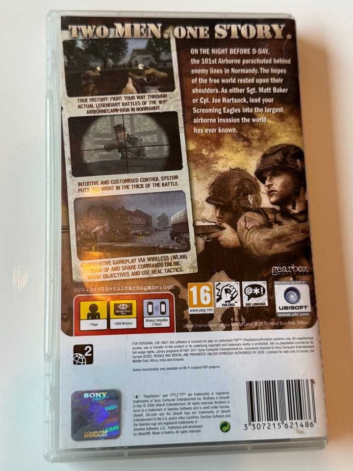 Gra PSP Brothers in Arms D-Day